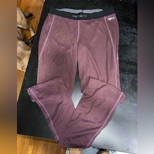 Women’s Large Carhartt Long Johns in Eggplant
